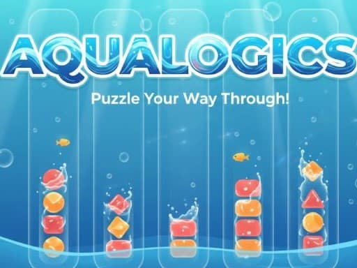 Play Aqua   Logics puzzle new  - free puzzle game online
