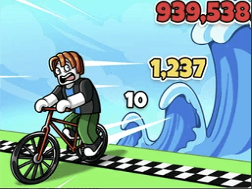 Play Obby: Tsunami +1 speed - free runner game online