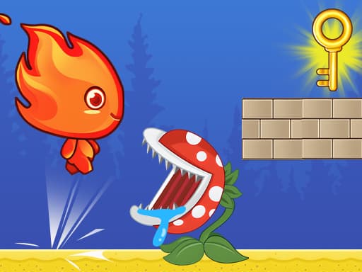 Play Fire Boy Run Adventure - free runner game online