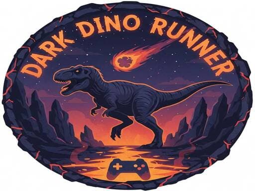 Play Dark Dino Runner - free runner game online
