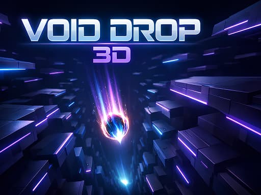 Play Void Drop 3D - free runner game online