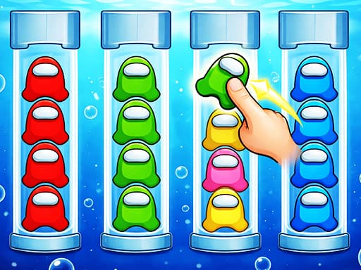 Play Color Sort Impostor Edition - free reflex game online