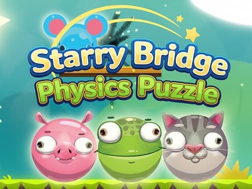 Play Starry Bridge Physics Puzzle - free reflex game online