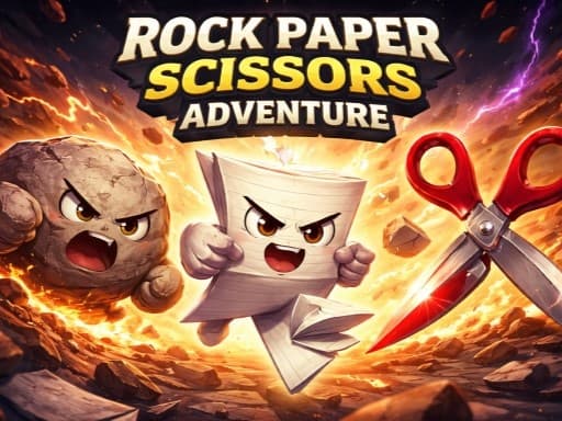 Play Rock Paper Scissors Adventure - free hypercasual game online