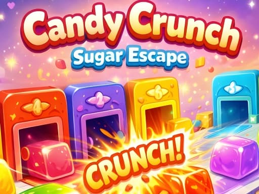 Play Candy Crunch: Sugar Escape - free puzzle game online