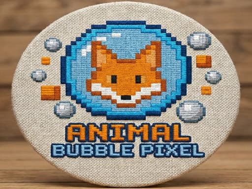 Play Animal Bubble Pixel - free arcade game online