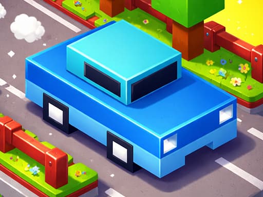 Play Car Crossey Bridge Game - free puzzle game online
