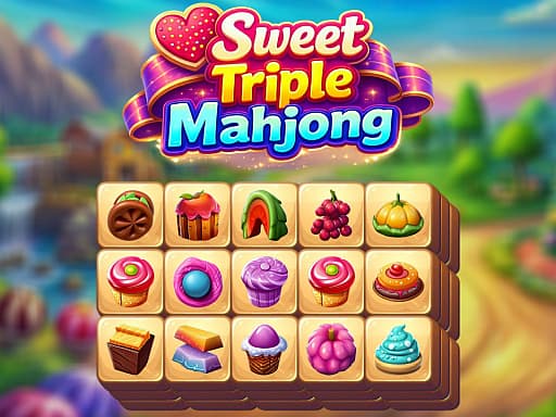 Play Sweet Triple Mahjong - free reflex game online