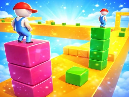 Play Endless Cube Runner - free runner game online
