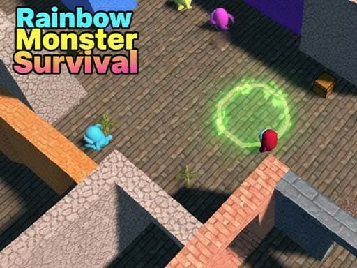 Play Rainbow Monster Survival - free reflex game online