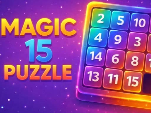 Play Magic 15 Puzzle - free puzzle game online