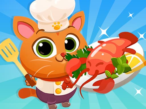 Play My Cat Restaurant - free hypercasual game online