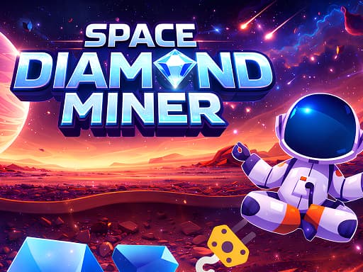 Play Space Diamond Miner - free puzzle game online