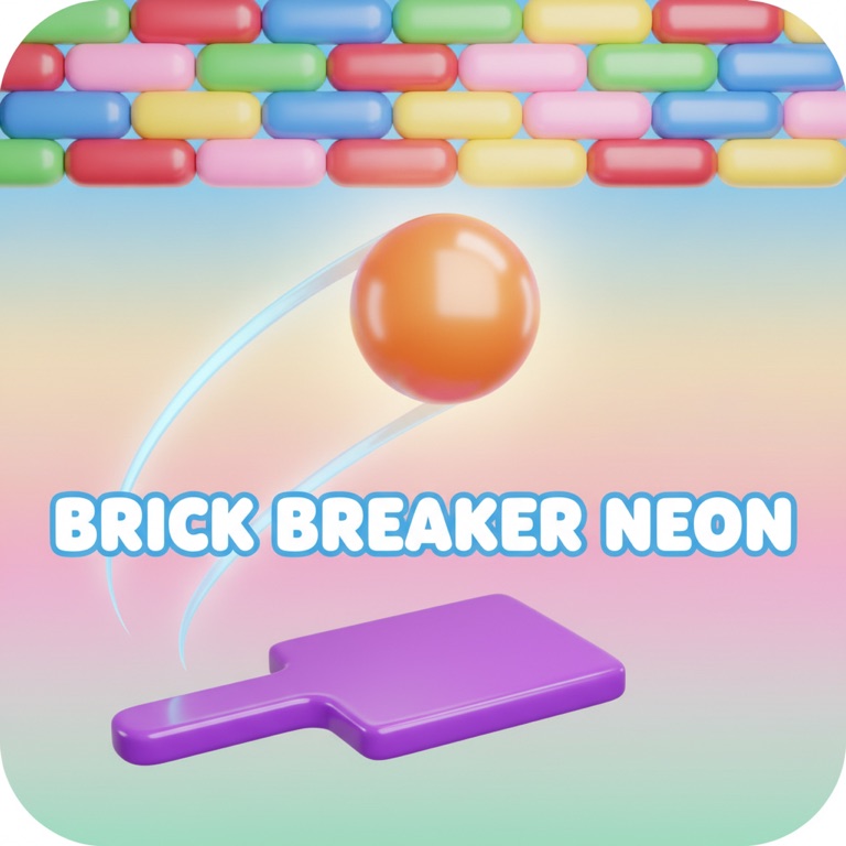 Play Brick Breaker Neon — free arcade game