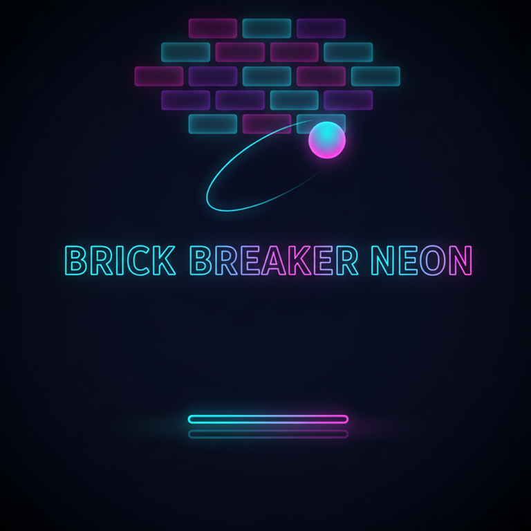 Play Brick Breaker Neon — free arcade game online