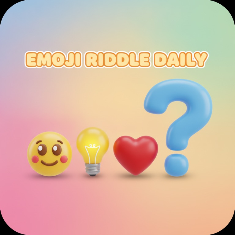 Play Emoji Riddle Daily — free word game