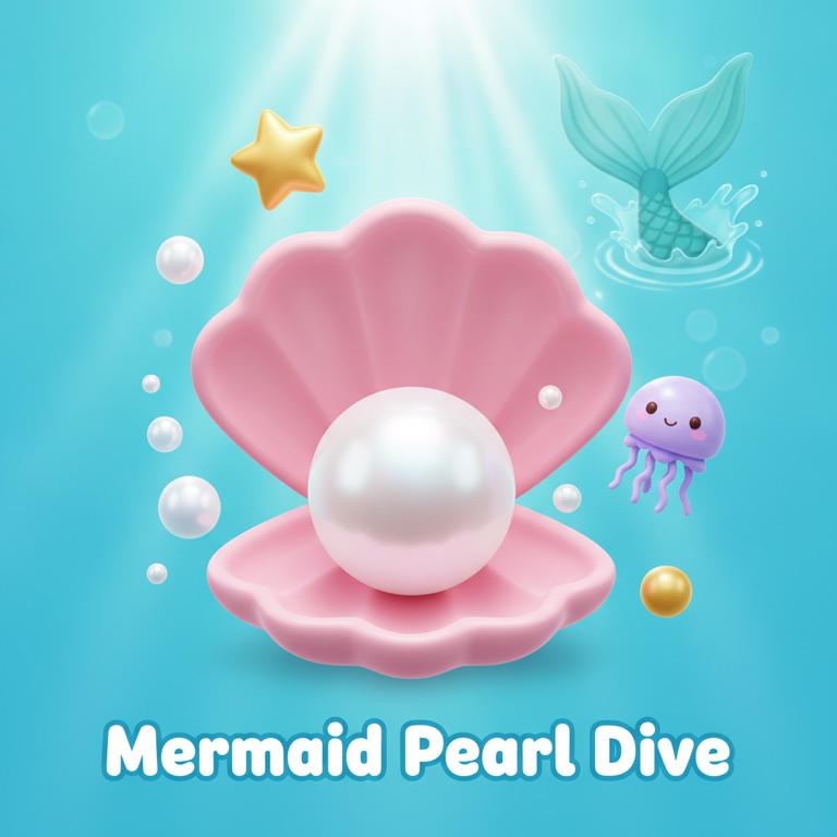 Play Mermaid Pearl Dive — free girls game