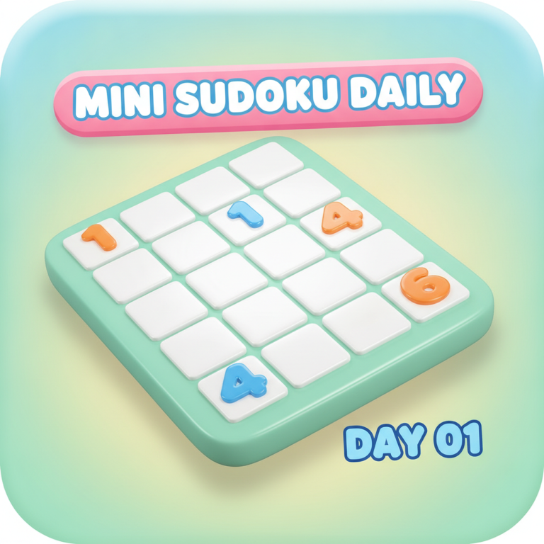 Play Mini Sudoku Daily - free puzzle game online