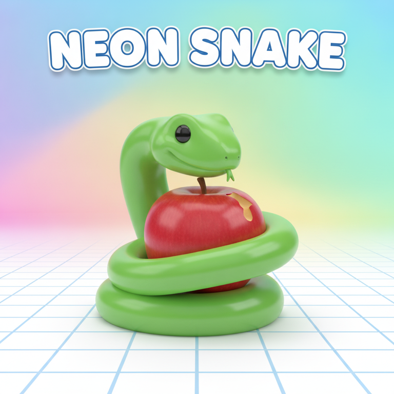 Play Neon Snake - free arcade game online