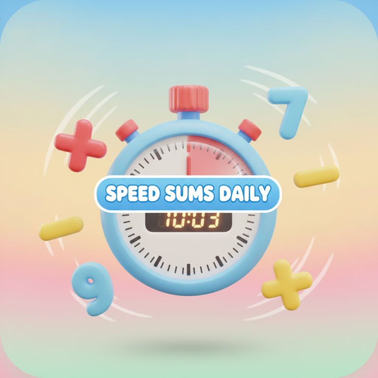 Play Speed Sums Daily - free puzzle game online